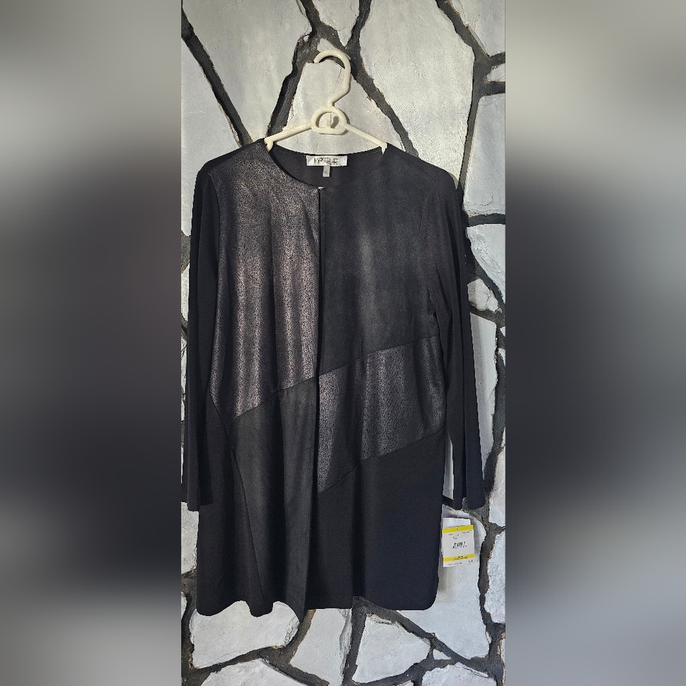 Kasper Black Cardigan Jacket